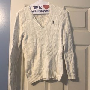 Women polo v neck sweater